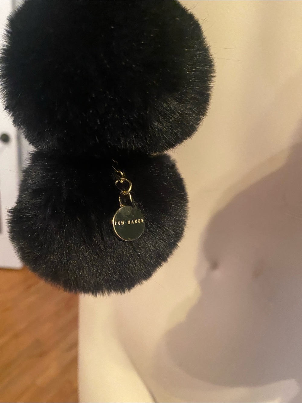 Ted Baker Tizzy Pom Pom Faux fur collar & Accessory case Lot - Picture 5 of 13